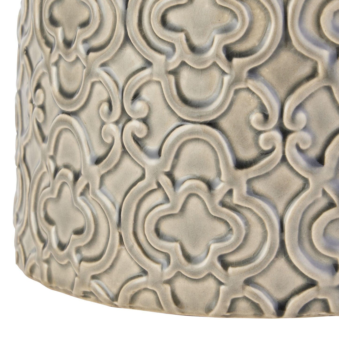 Seville Collection Grey Marrakesh Urn - Eudemonia Home Goods