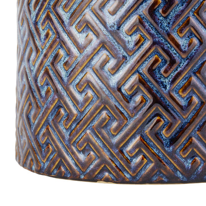 Seville Collection Indigo Azero Urn - Eudemonia Home Goods