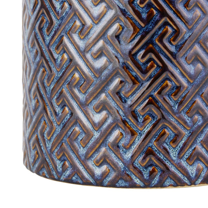 Seville Collection Large Indigo Azero Urn - Eudemonia Home Goods