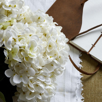 White Hydrangea Bunch - Eudemonia Home Goods