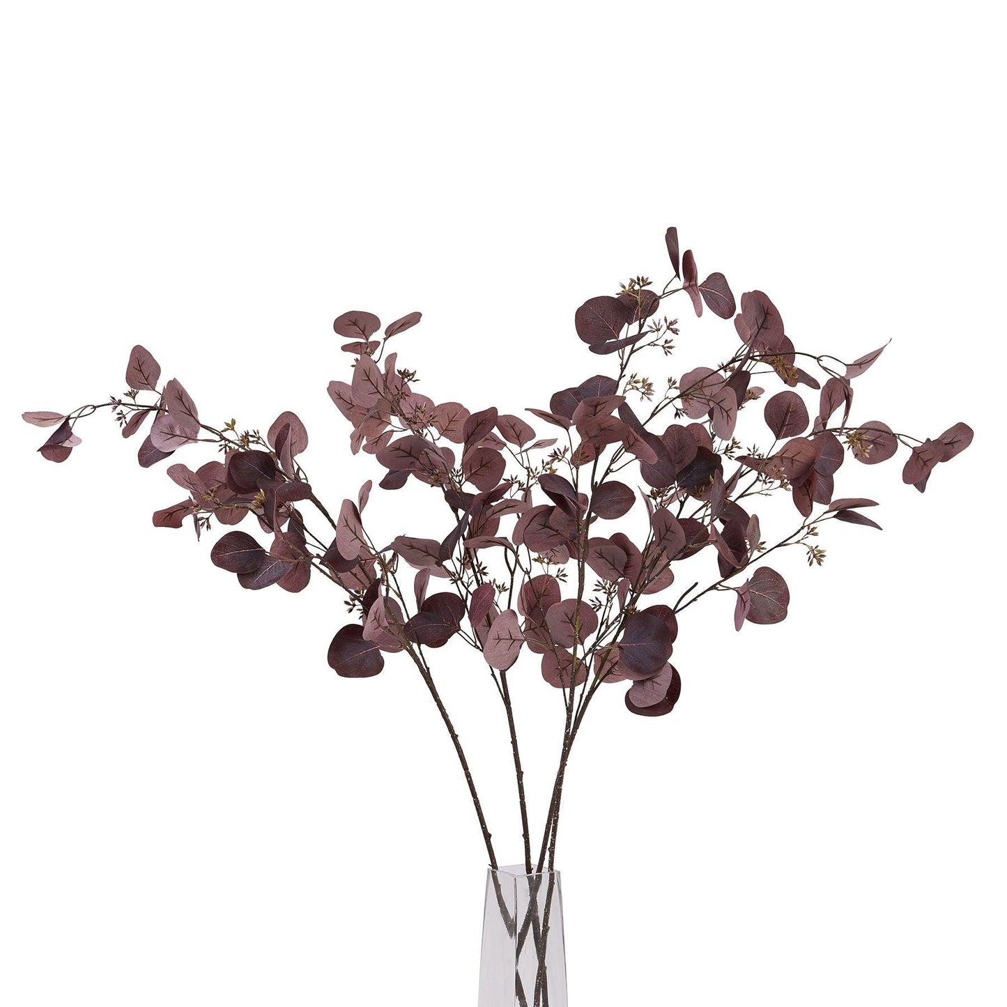 Burgundy Berried Eucalyiptus - Eudemonia Home Goods