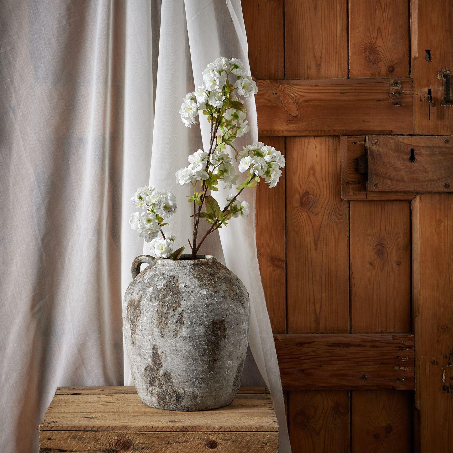 Tall White Blossom - Eudemonia Home Goods