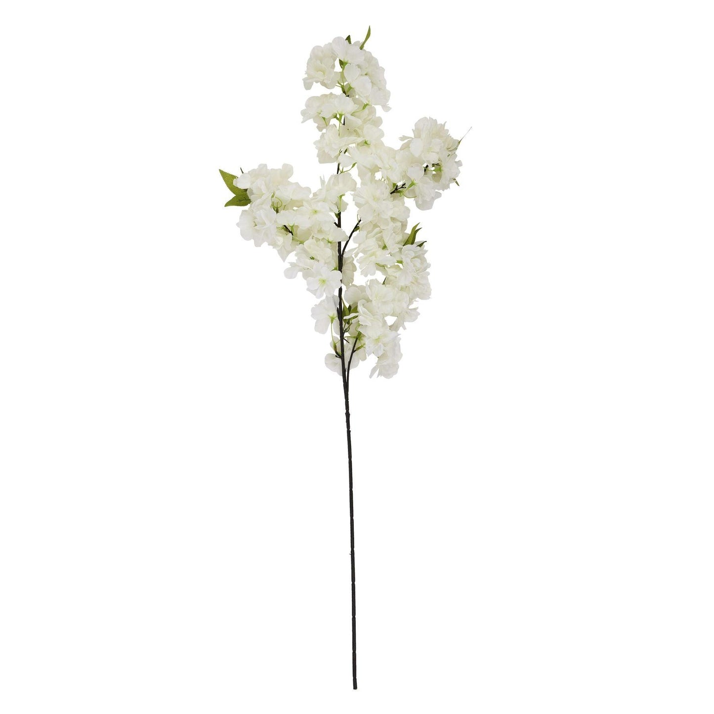 Large White Full Cherry Blossom Stem - Eudemonia Home Goods