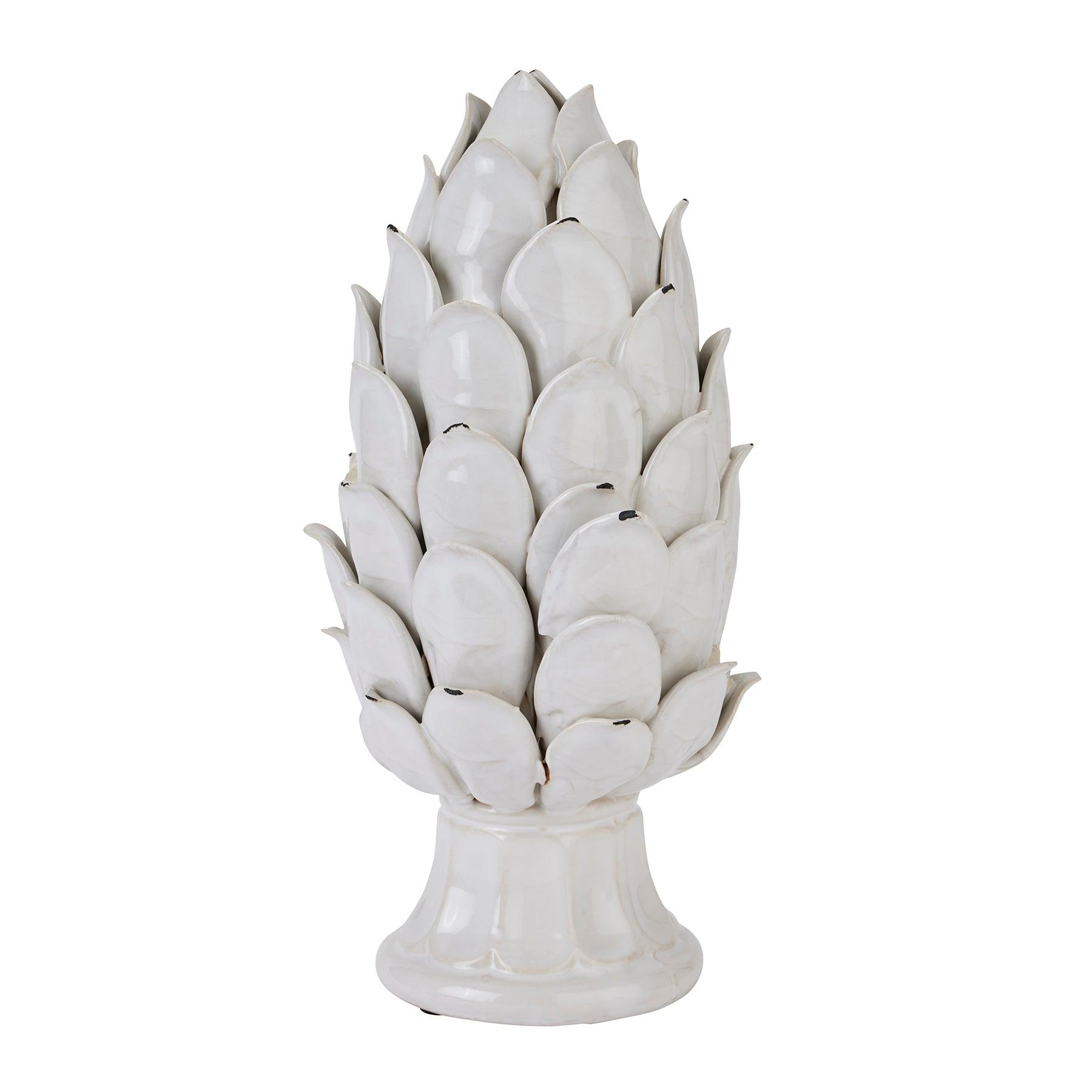 Large Ivory Chianti Artichoke - Eudemonia Home Goods