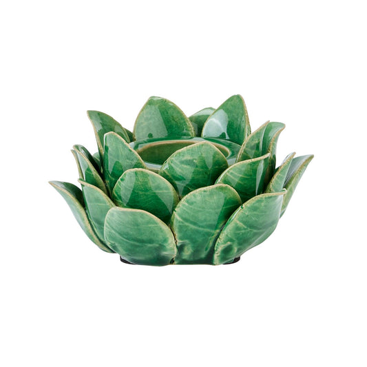 Globe Green Artichoke Tea Light Holder - Eudemonia Home Goods