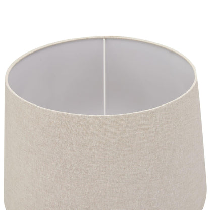 Delaney Natural Wash Urn Lamp With Linen Shade - Eudemonia Home Goods