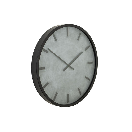 Concrete Effect Station Clock - Eudemonia Home Goods