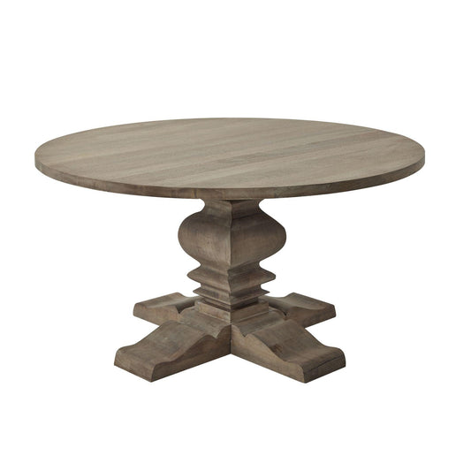 Copgrove Collection Round Pedestal Dining Table - Eudemonia Home Goods