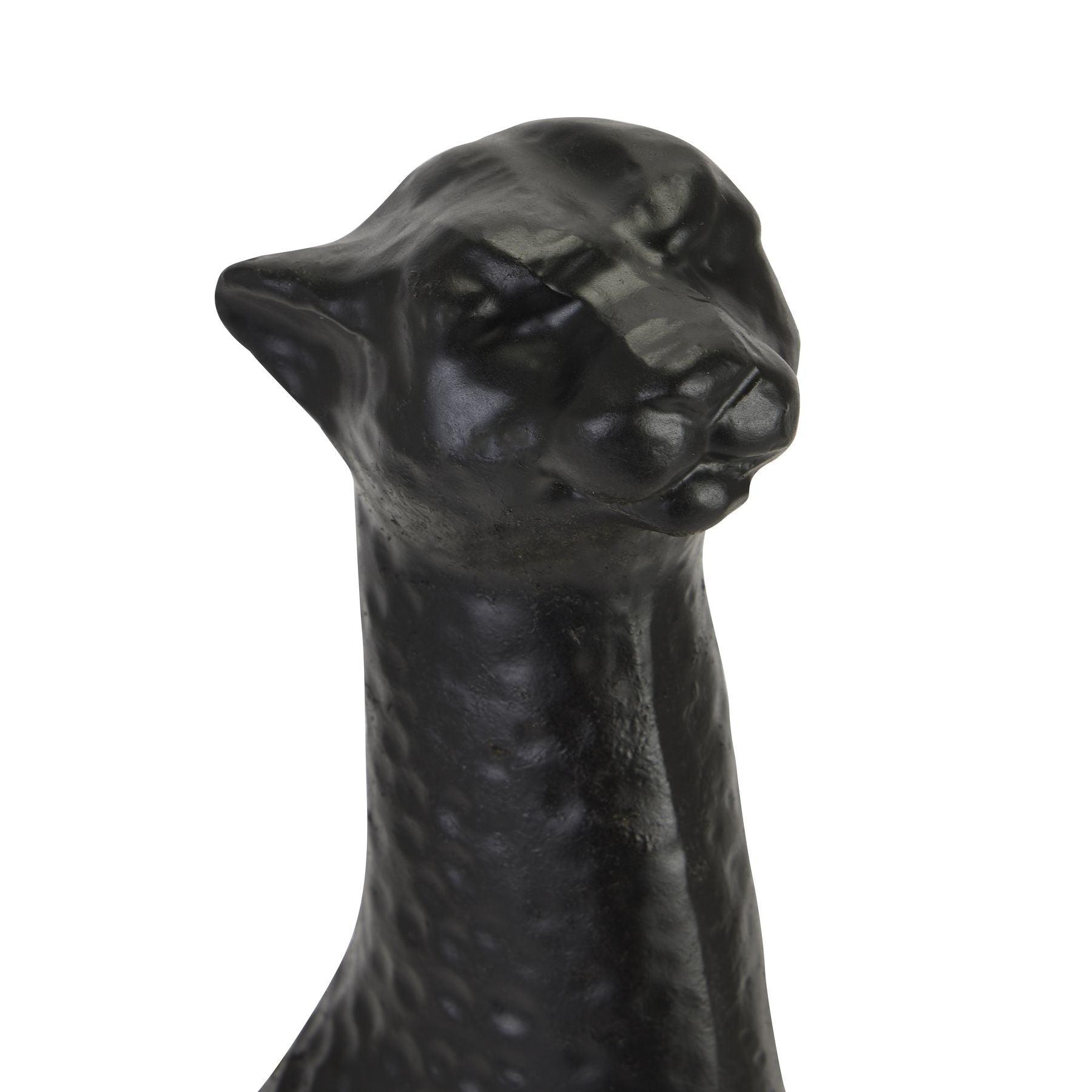 Black Leopard Standing Ornament - Eudemonia Home Goods