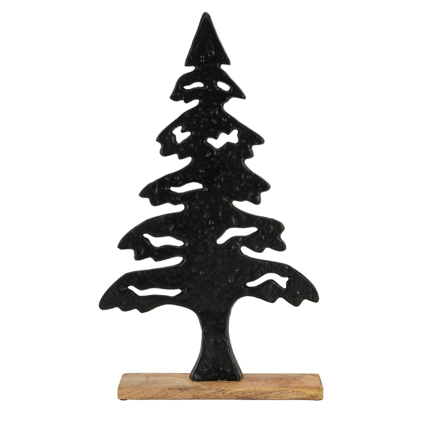 The Noel Collection Large Cast Tree Black Ornament - Eudemonia Home Goods