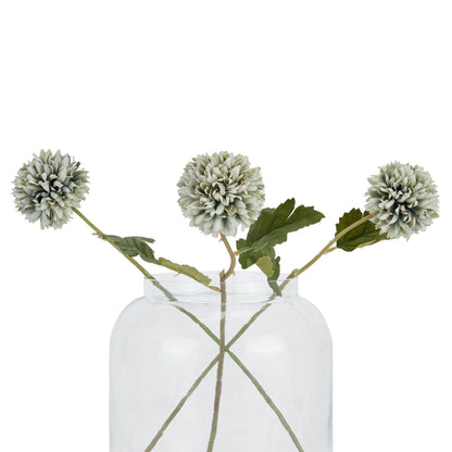 Pale Green Blue Short Chrysanthemum - Eudemonia Home Goods