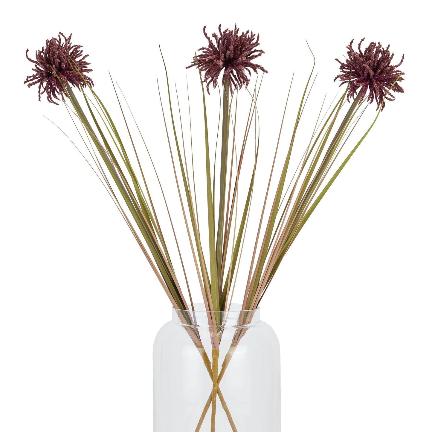 Burgundy Aster Sipder Chrysanthemum Stem - Eudemonia Home Goods