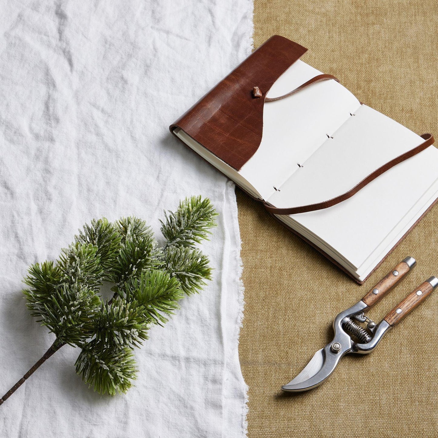 Frosted Pine Single Stem - Eudemonia Home Goods
