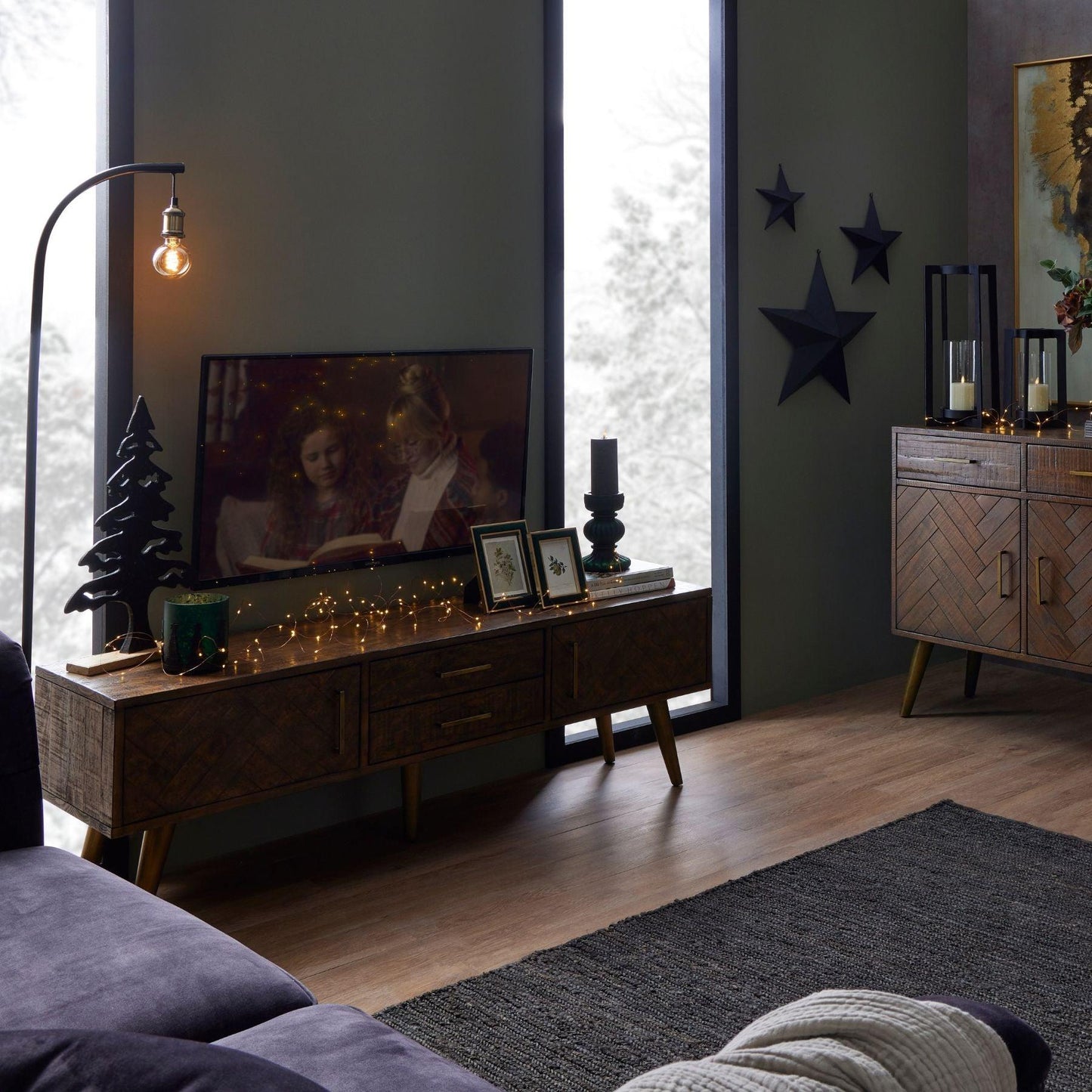 Forest Green Bonbon Large Candle Holder - Eudemonia Home Goods