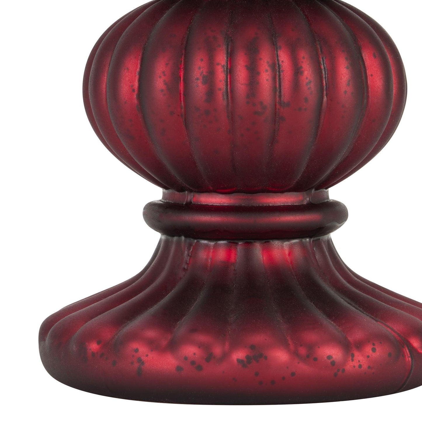 Ruby Red Bonbon Large Candle Holder - Eudemonia Home Goods