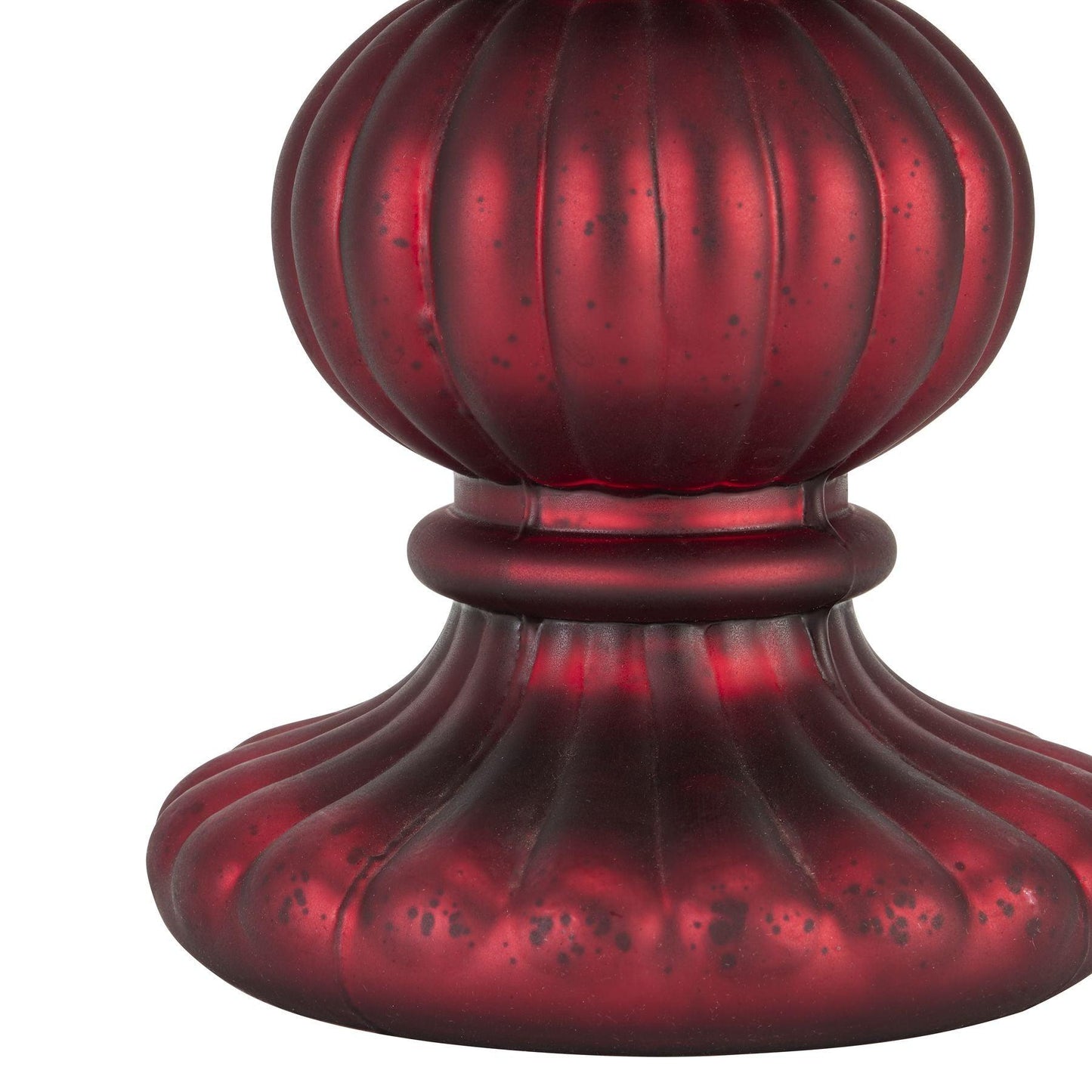 Ruby Red Bonbon Medium Candle Holder - Eudemonia Home Goods