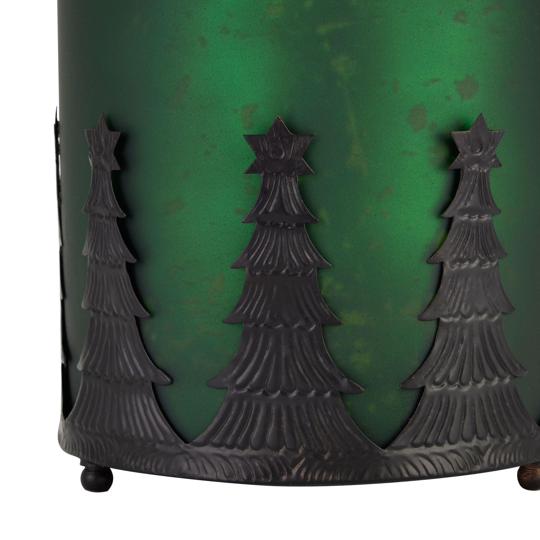 The Noel Collection Forest Green Large Tree Candle Holder - Eudemonia Home Goods