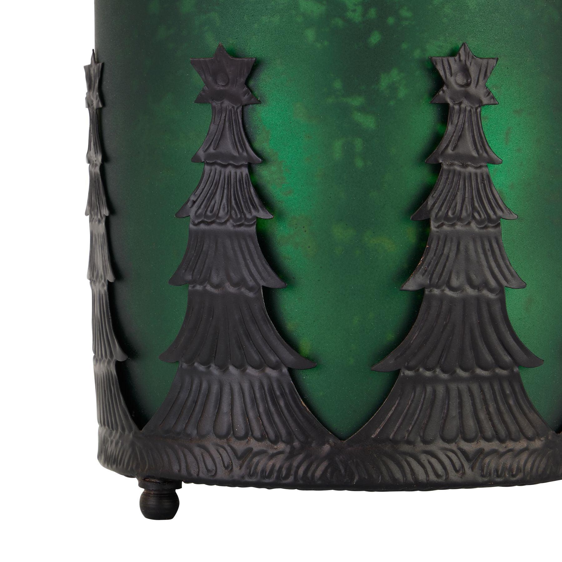 The Noel Collection Forest Green Tree Candle Holder - Eudemonia Home Goods