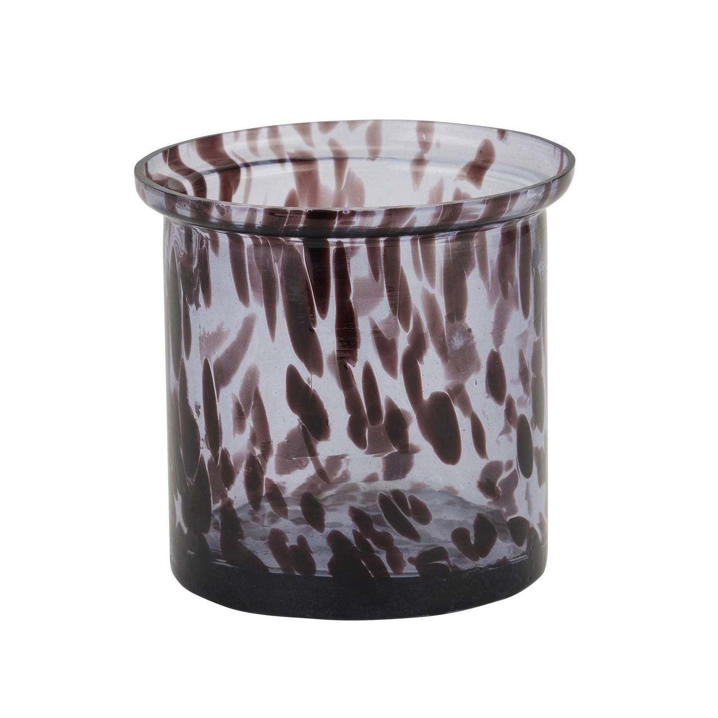 Black Dapple Candle Holder - Eudemonia Home Goods