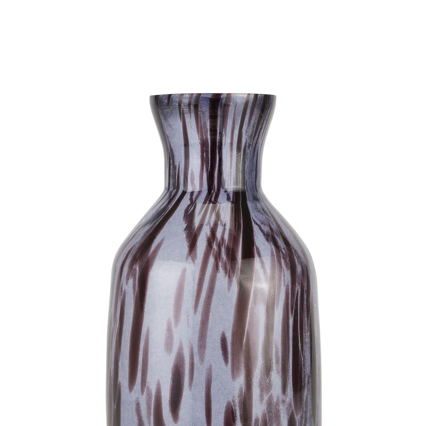 Black Dapple Bottle With Stopper - Eudemonia Home Goods