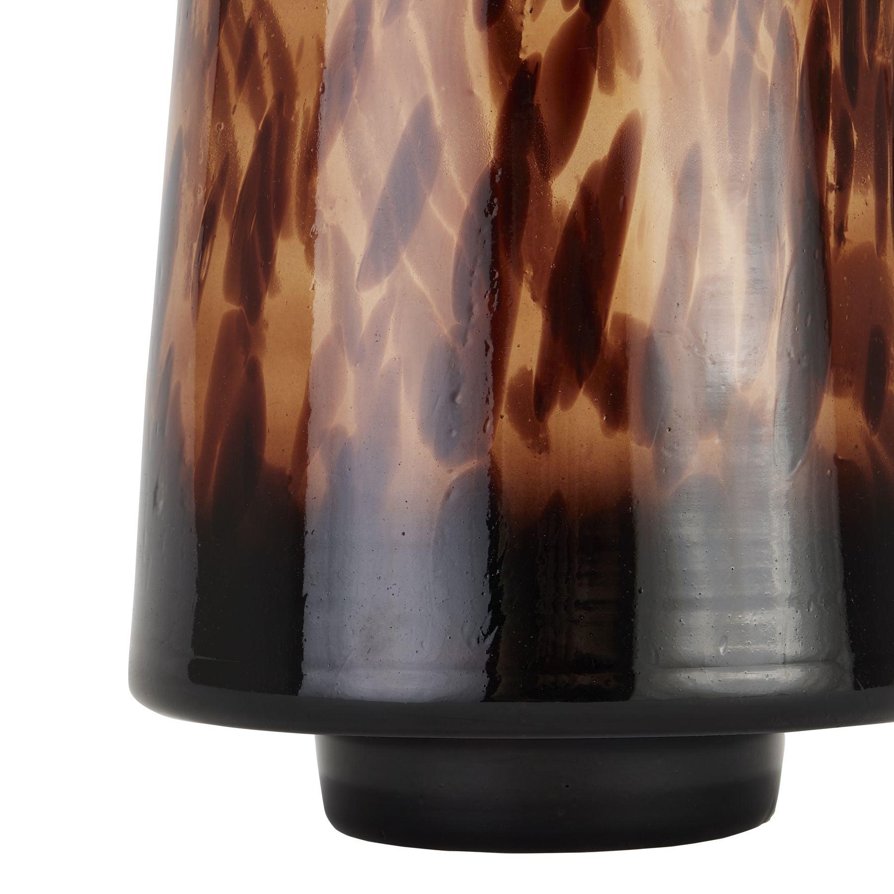 Amber Dapple Tapered Vase - Eudemonia Home Goods