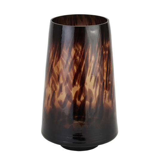 Amber Dapple Tapered Vase - Eudemonia Home Goods