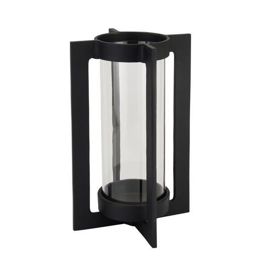 Black Hurrican Lantern - Eudemonia Home Goods