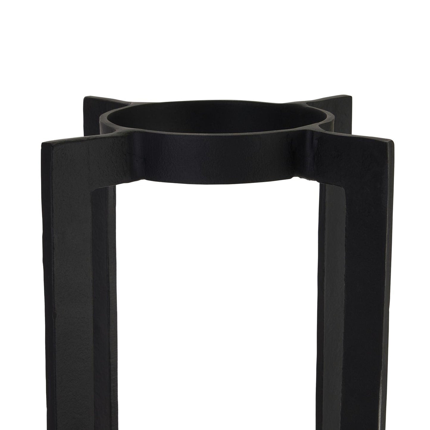 Tall Black Hurrican Lantern - Eudemonia Home Goods