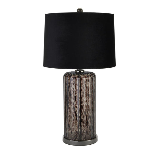 Black Dapple Alberta Lamp - Eudemonia Home Goods