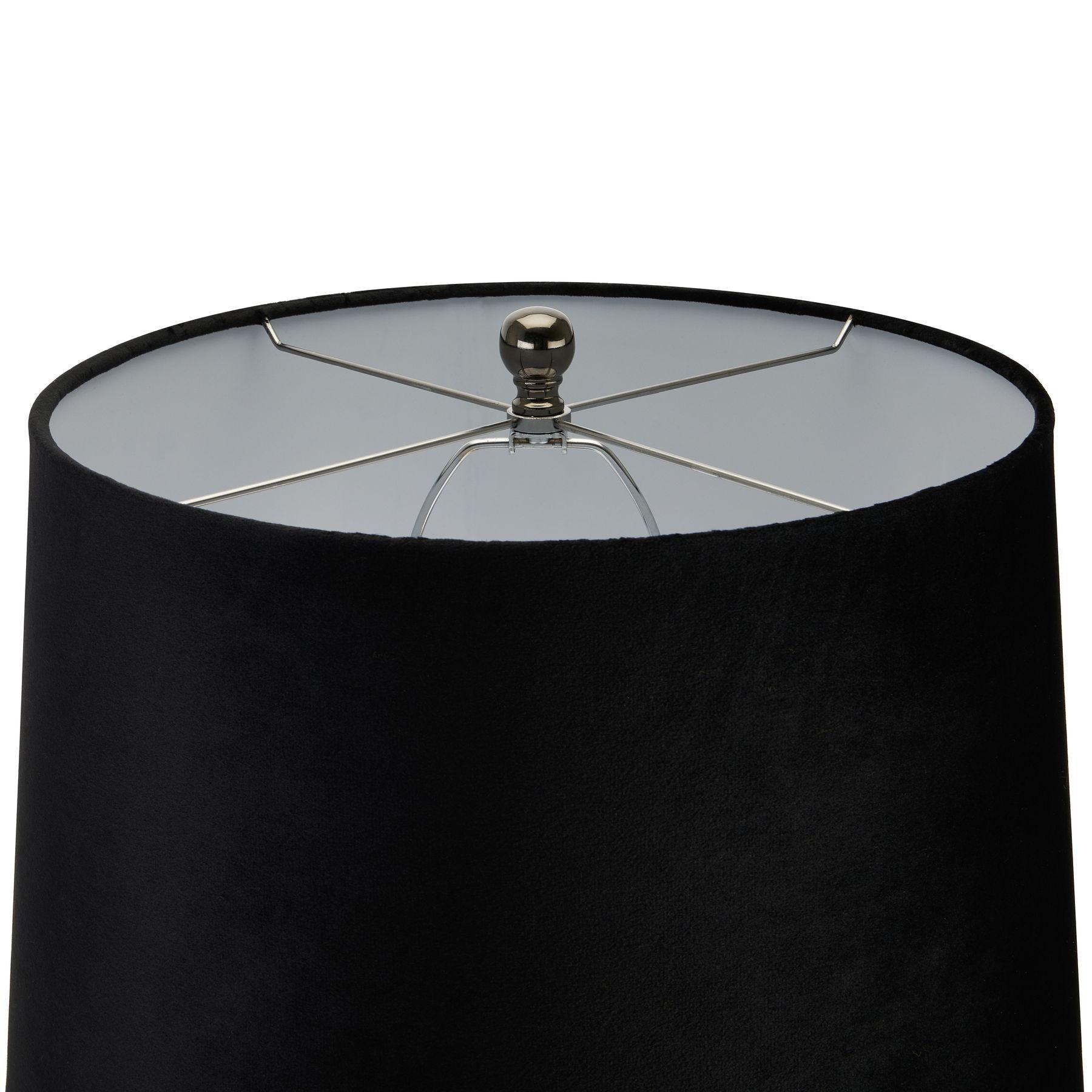 Black Dapple Acanthus Lamp - Eudemonia Home Goods