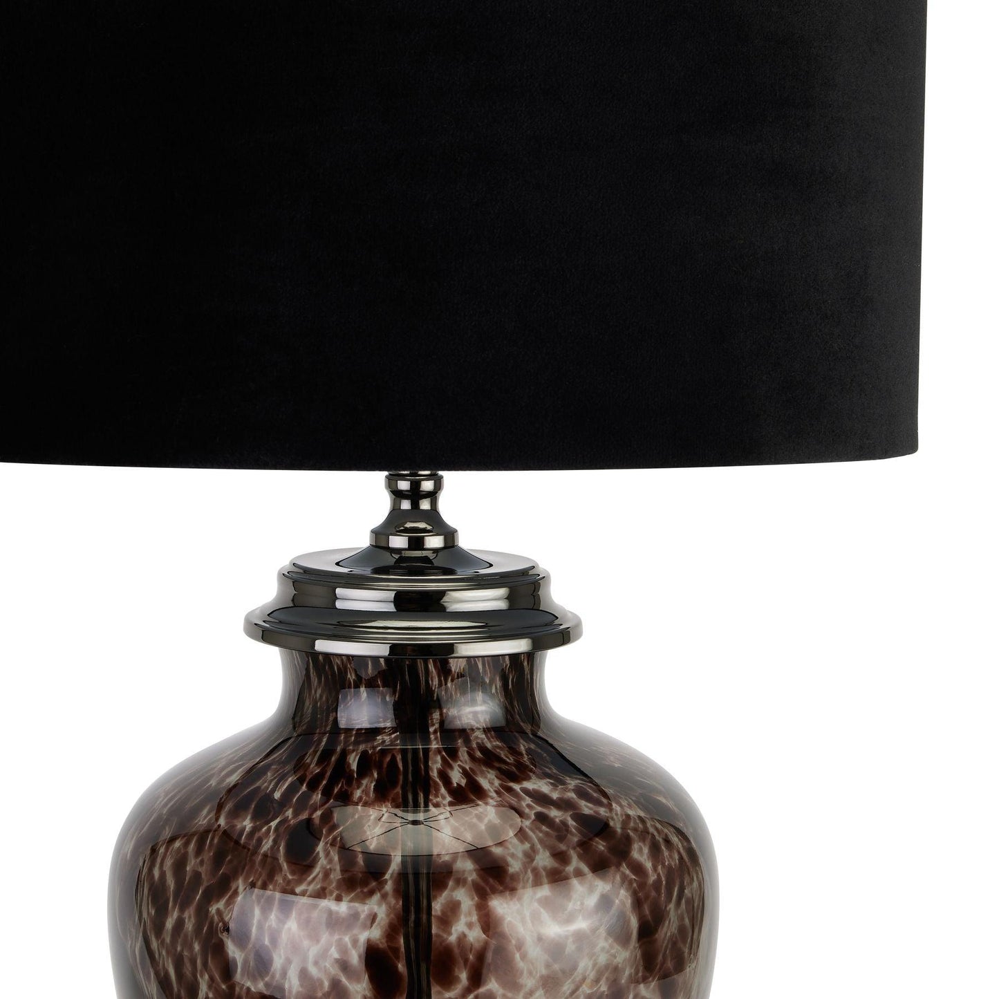 Black Dapple Perugia Lamp - Eudemonia Home Goods