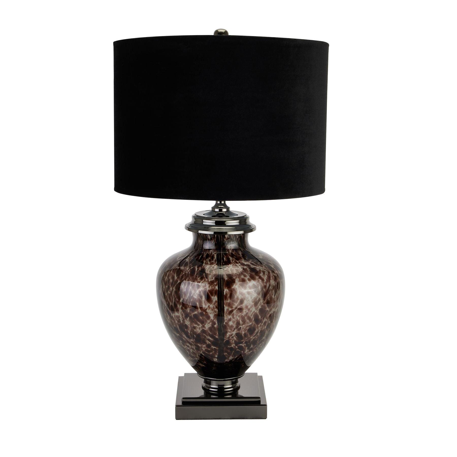 Black Dapple Perugia Lamp - Eudemonia Home Goods