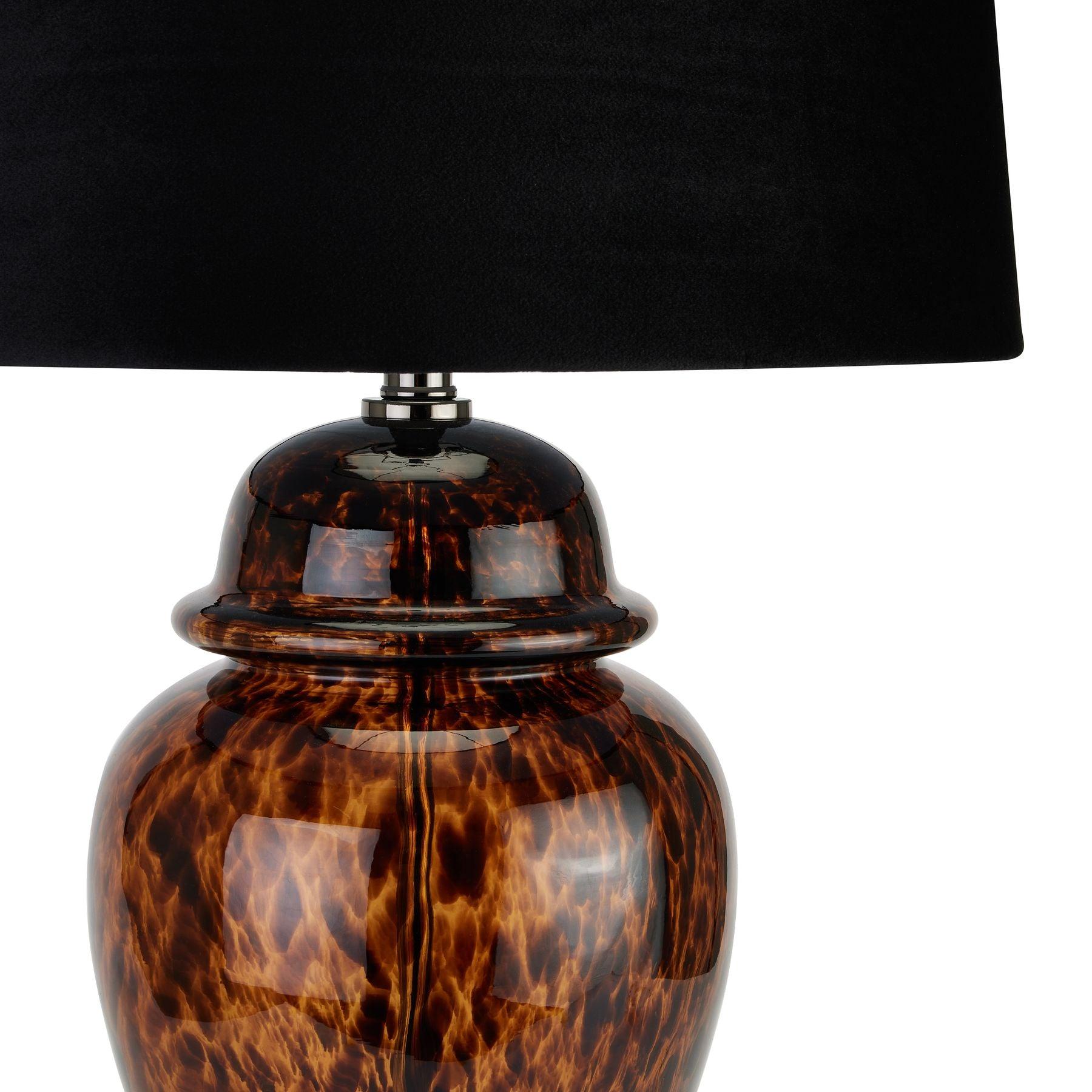 Amber Dapple Acanthus Lamp - Eudemonia Home Goods