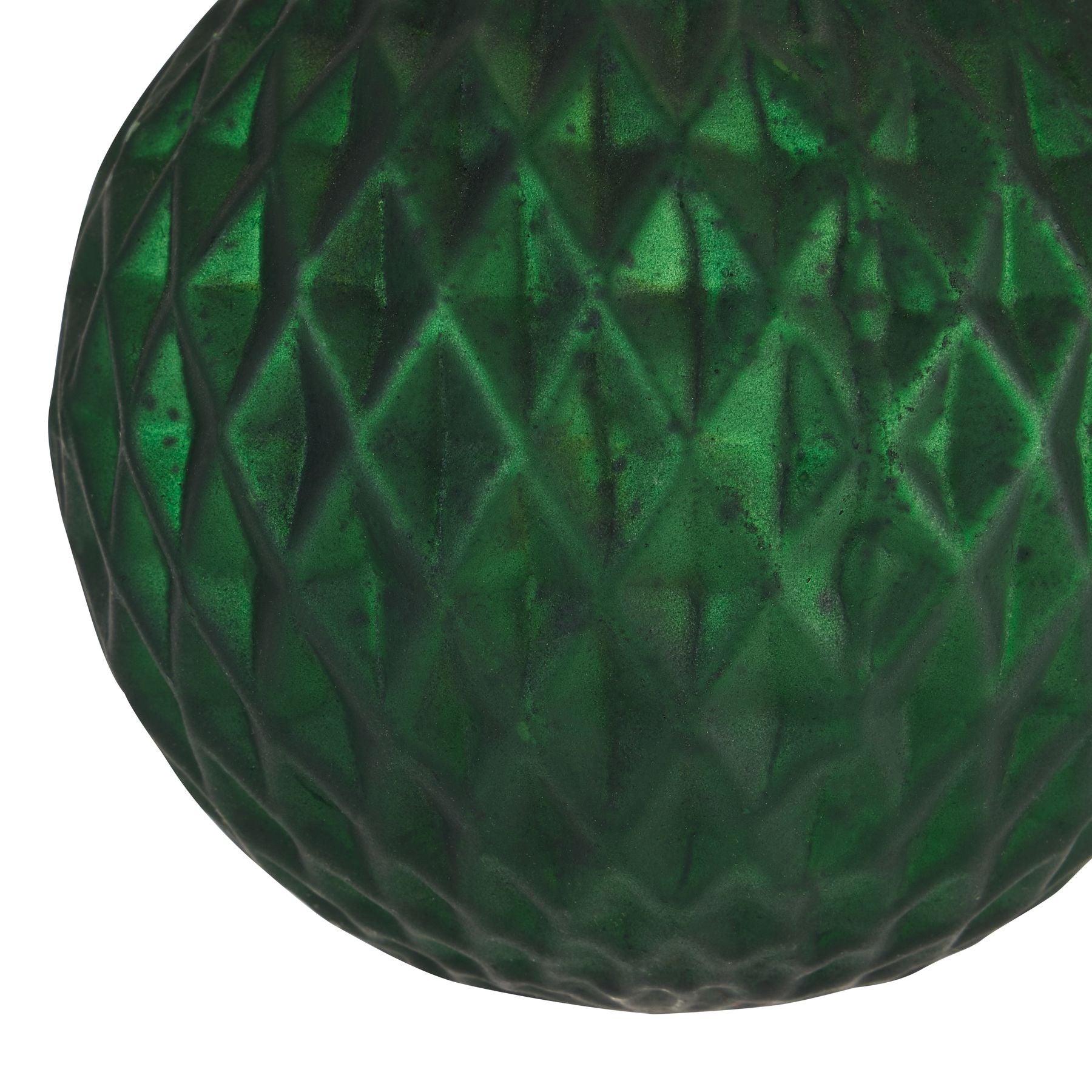 The Noel Collection Forest Green Honeycomb Bauble - Eudemonia Home Goods