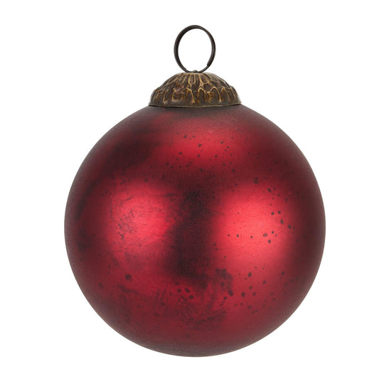 The Noel Collection Ruby Red Bauble - Eudemonia Home Goods