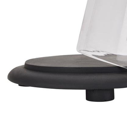 Tall Black Dome Cloche - Eudemonia Home Goods