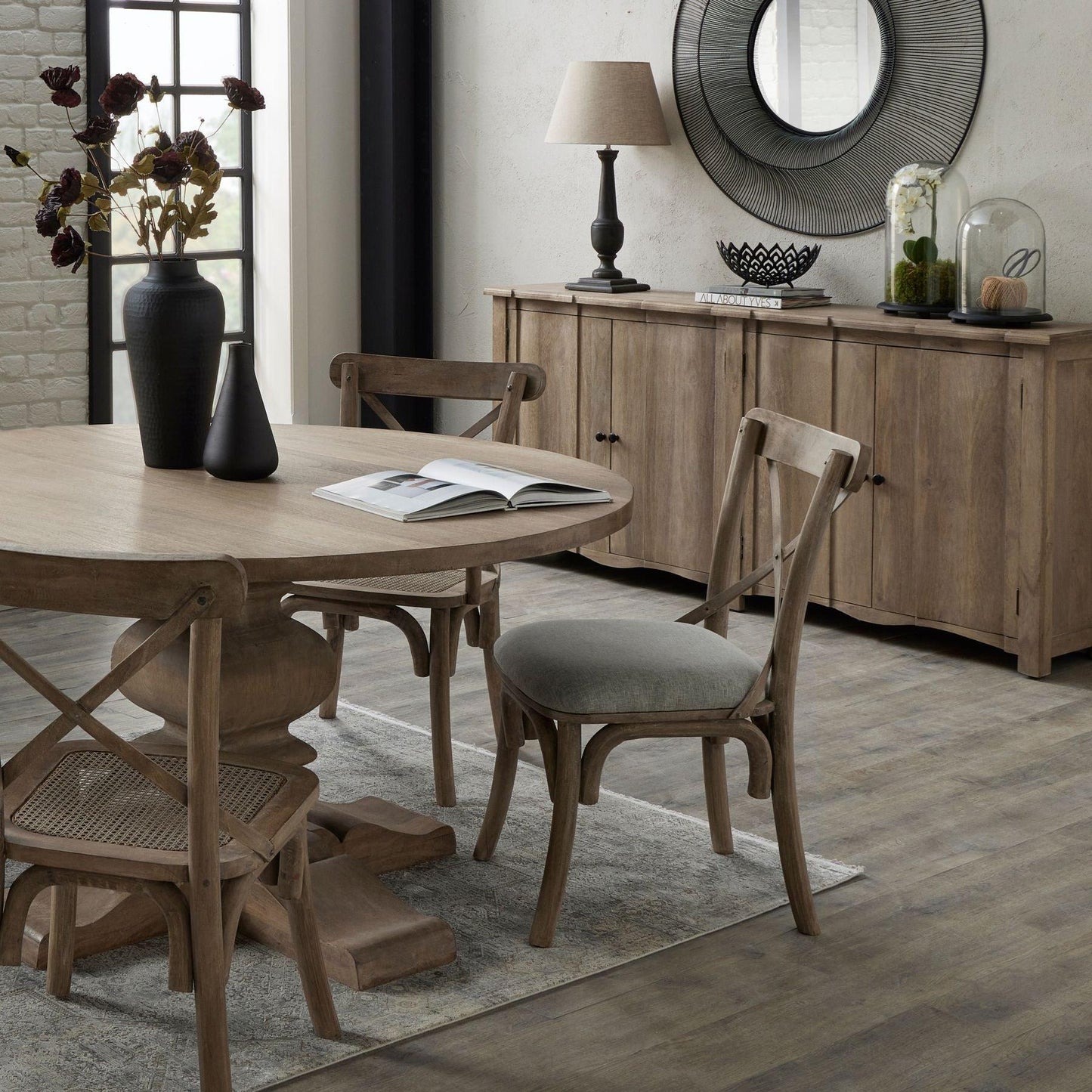 Tall Black Dome Cloche - Eudemonia Home Goods