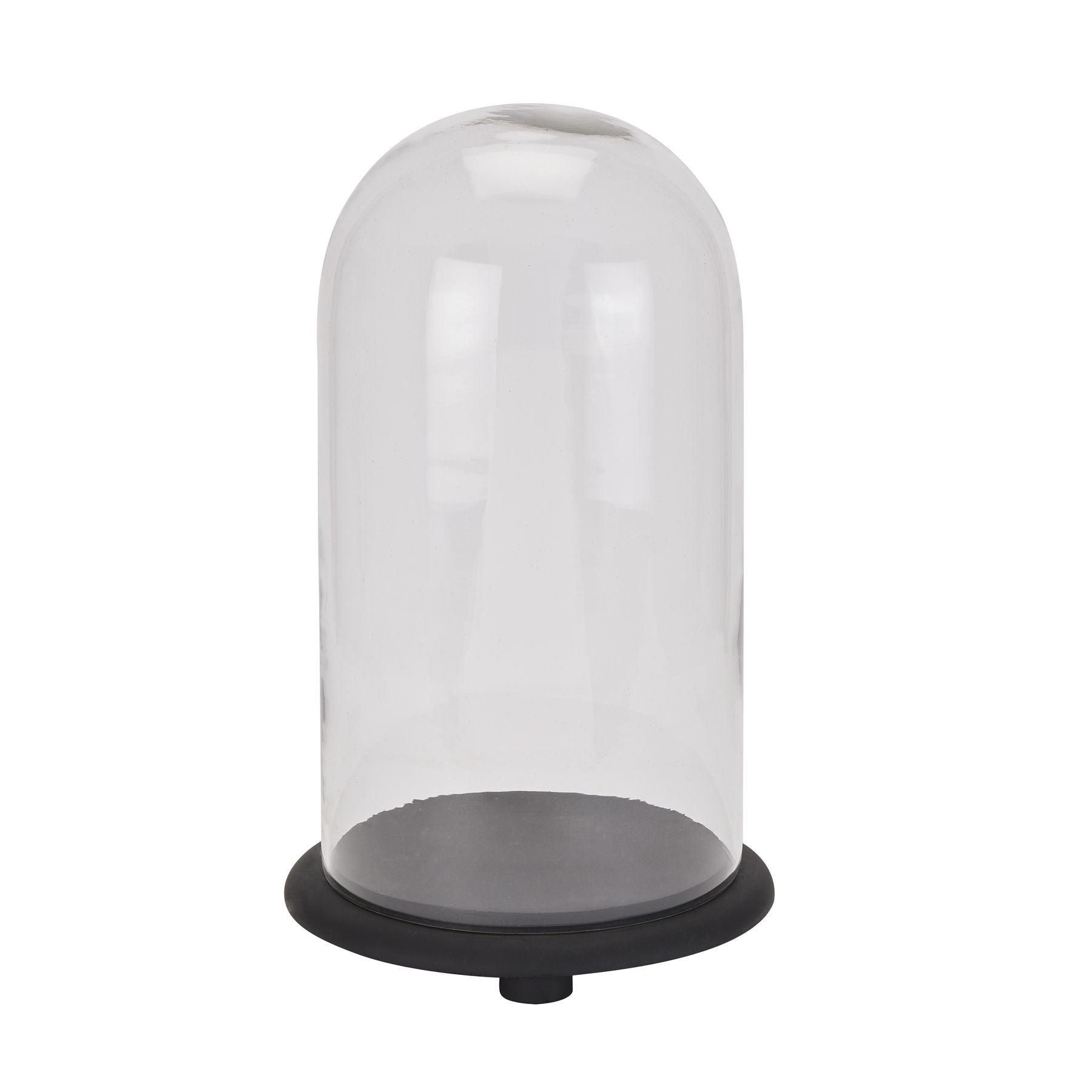 Tall Black Dome Cloche - Eudemonia Home Goods