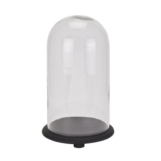 Tall Black Dome Cloche - Eudemonia Home Goods