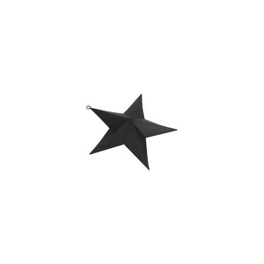 Matt Black Convexed Medium Star - Eudemonia Home Goods