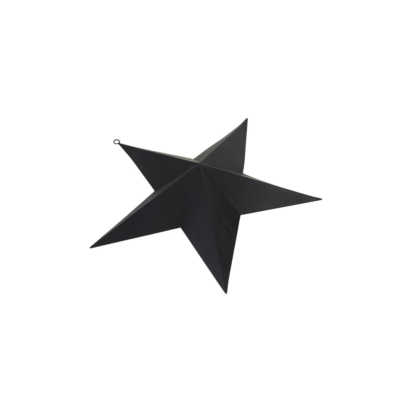 Matt Black Convexed Large Star - Eudemonia Home Goods