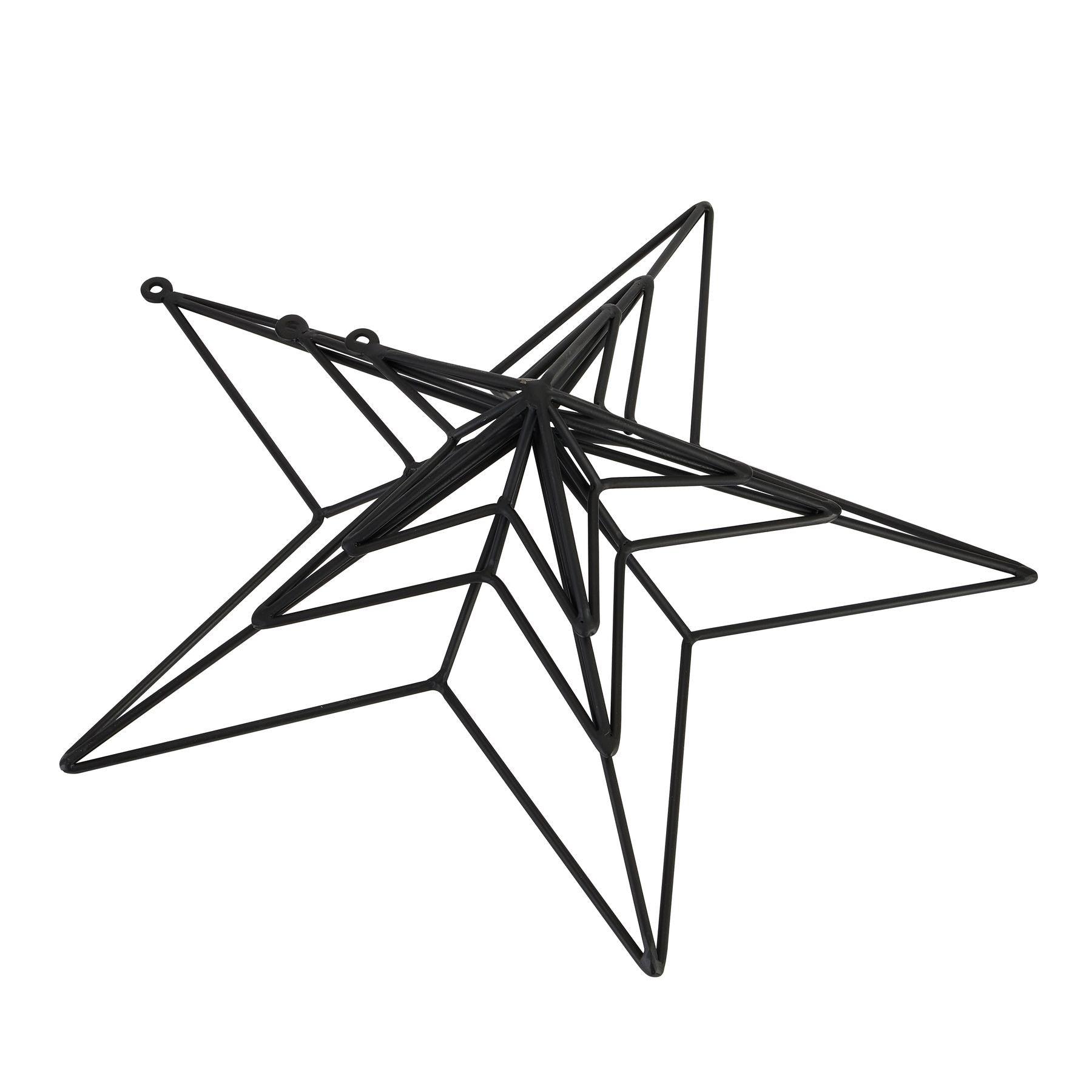 Matt Black Convexed Star Frame - Eudemonia Home Goods