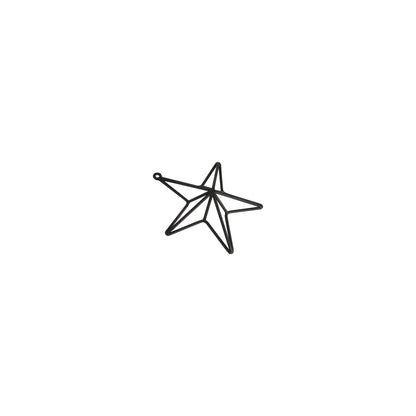 Matt Black Convexed Star Frame - Eudemonia Home Goods