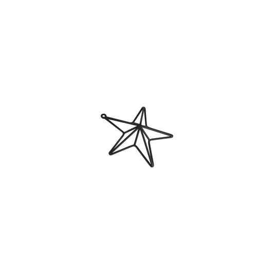 Matt Black Convexed Star Frame - Eudemonia Home Goods