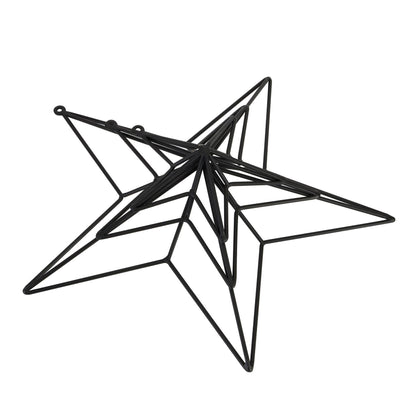 Matt Black Convexed Medium Star Frame - Eudemonia Home Goods
