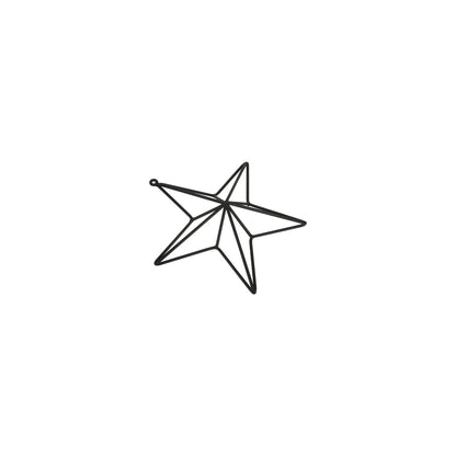 Matt Black Convexed Medium Star Frame - Eudemonia Home Goods