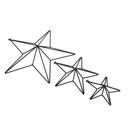 Matt Black Convexed Large Star Frame - Eudemonia Home Goods