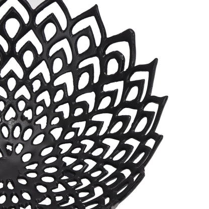 Black Cast Lattice Bowl - Eudemonia Home Goods