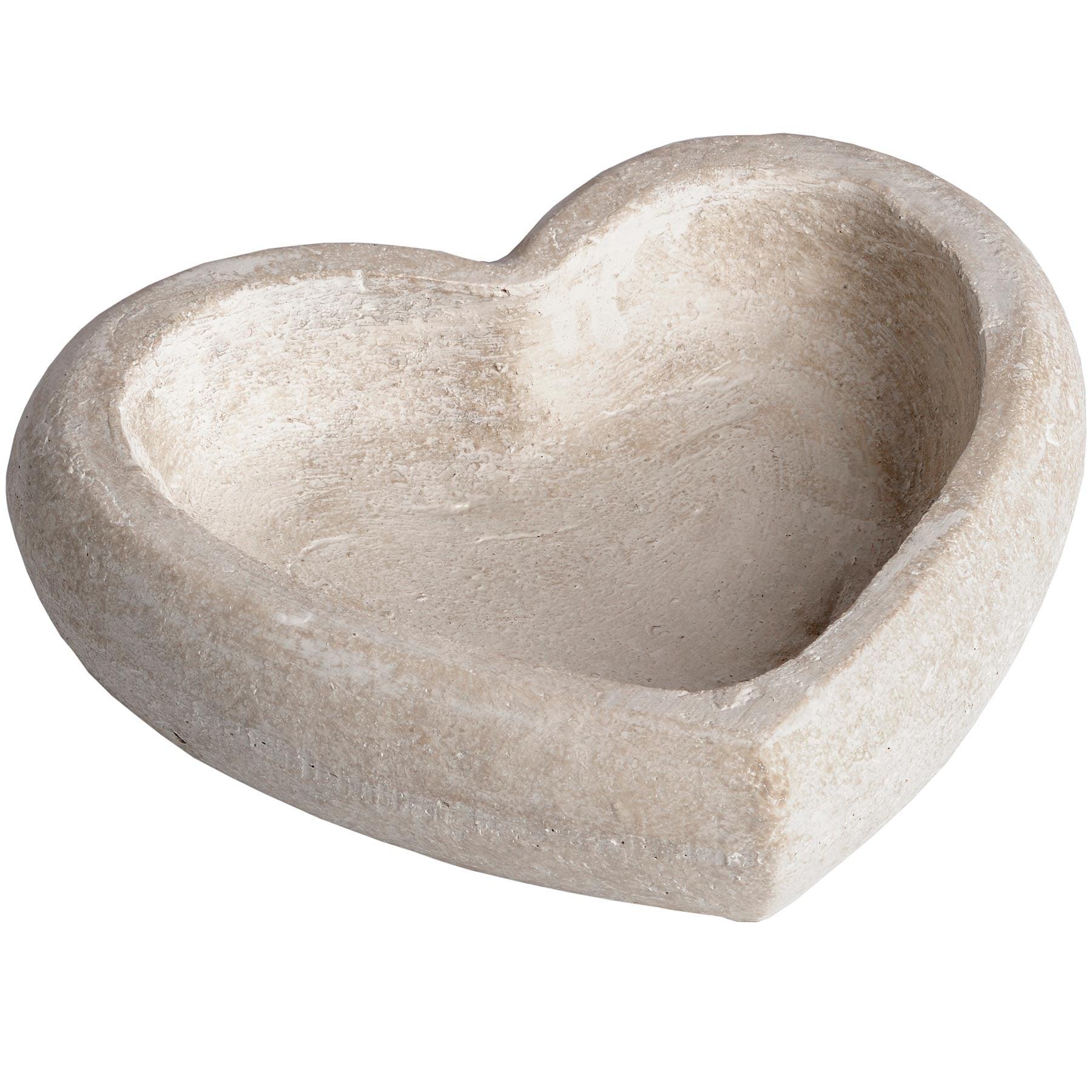 Deep Stone Heart Dish - Eudemonia Home Goods